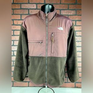 The North Face Chocolate Brown Men’s Fleece Full Zip Jacket Size Large